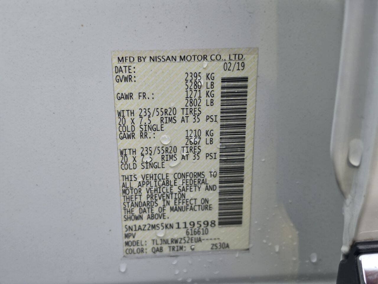 Used 2019 Nissan Murano SL AWD/4WD image 59