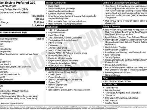 Used 2026 Buick Envista Preferred FWD image 2
