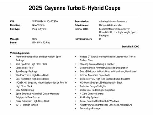 New 2025 Porsche Cayenne Turbo image 13