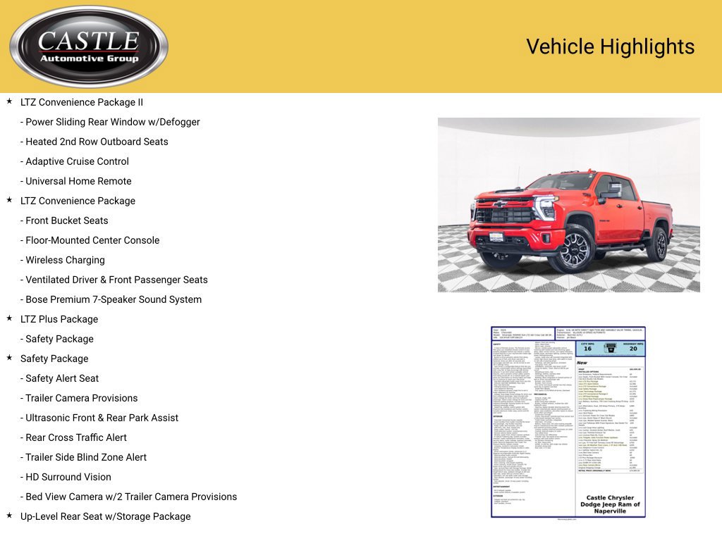 Certified 2024 Chevrolet Silverado 3500 LTZ w/ LTZ Plus Package AWD/4WD image 12