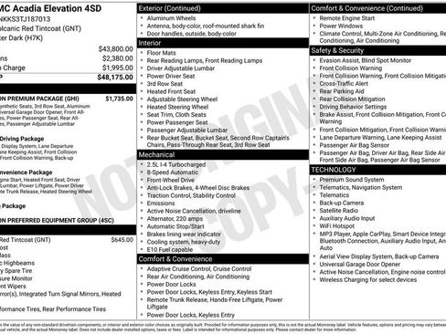 Used 2026 GMC Acadia Elevation w/ Elevation Premium Package FWD image 27