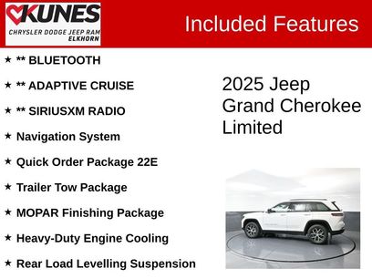 New 2025 Jeep Grand Cherokee Limited w/ Trailer Tow Package