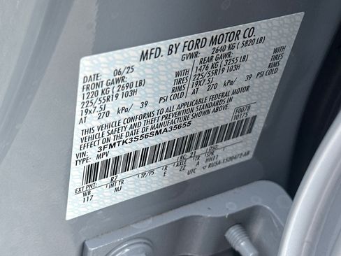 Certified 2025 Ford Mustang Mach-E Premium AWD/4WD image 35
