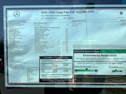 New 2026 Mercedes-Benz Sprinter 2500 image 27