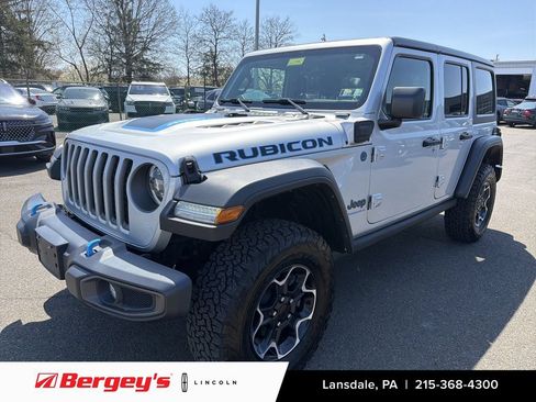Used 2023 Jeep Wrangler Unlimited Rubicon 4xe w/ Cold Weather Group AWD/4WD image 1
