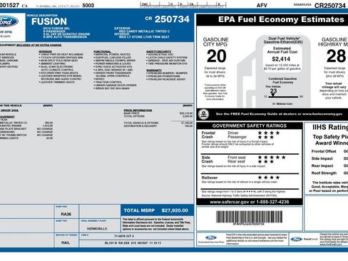 Used 2012 Ford Fusion SEL image 13