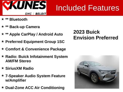 Used 2023 Buick Envision Preferred image 2
