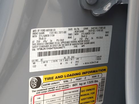 New 2026 Ford Expedition Max Active RWD image 76