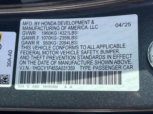 Used 2025 Honda Accord SE image 34
