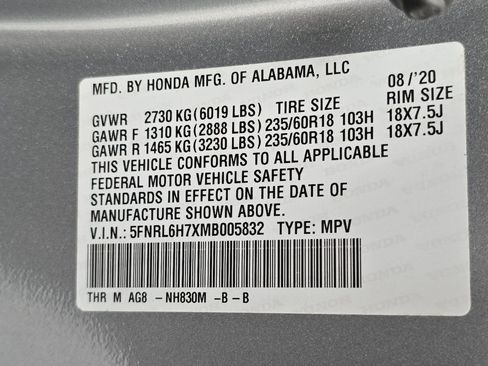 Used 2021 Honda Odyssey EX-L image 36
