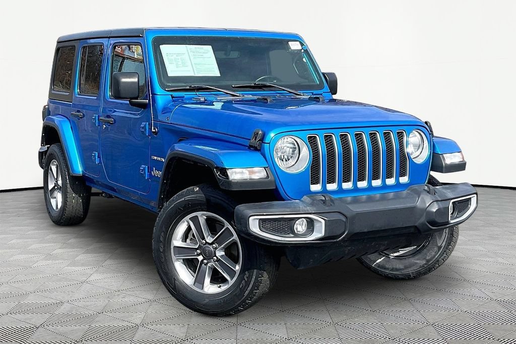 Used 2021 Jeep Wrangler Unlimited Sahara AWD/4WD image 3