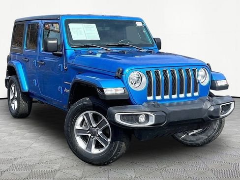 Used 2021 Jeep Wrangler Unlimited Sahara AWD/4WD image 3