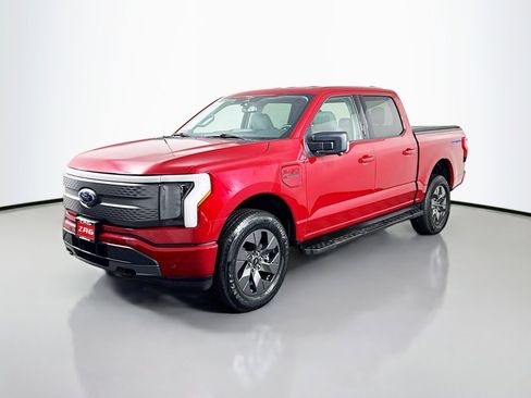 Used 2023 Ford F150 Lightning XLT w/ Equipment Group 312A High image 1