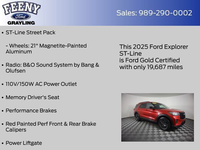 Used 2025 Ford Explorer ST-Line w/ Premium Package AWD/4WD image 20