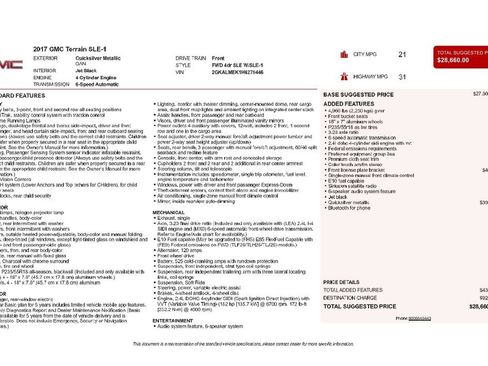 Used 2017 GMC Terrain SLE image 9