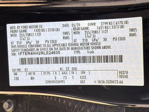 Used 2024 Ford Ranger XLT AWD/4WD image 19