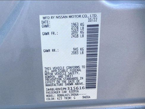 Used 2023 Nissan Altima 2.5 SV image 30