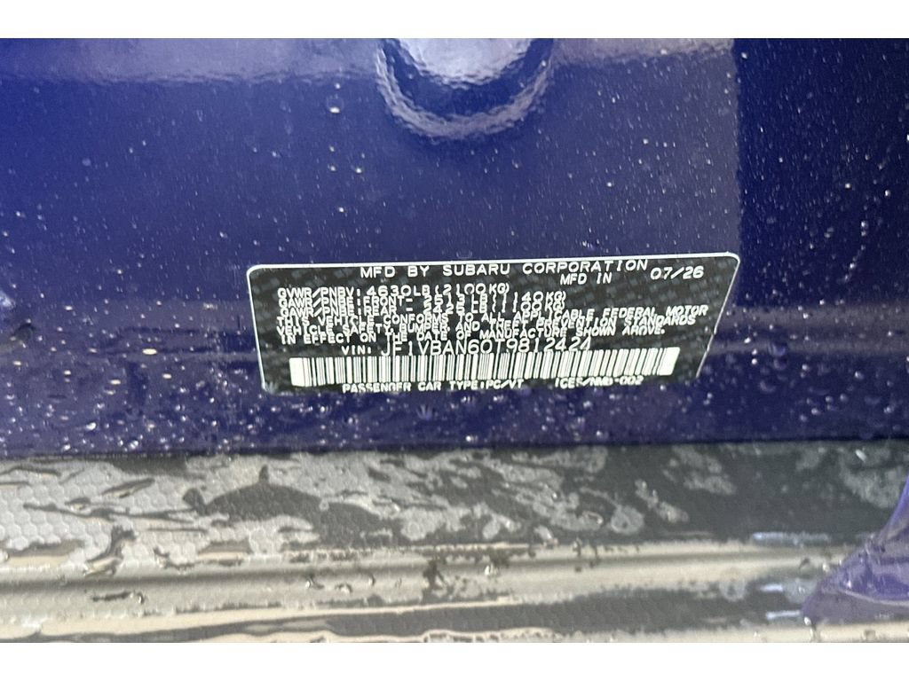 New 2026 Subaru WRX Limited w/ WRX Electronics Package AWD/4WD image 25