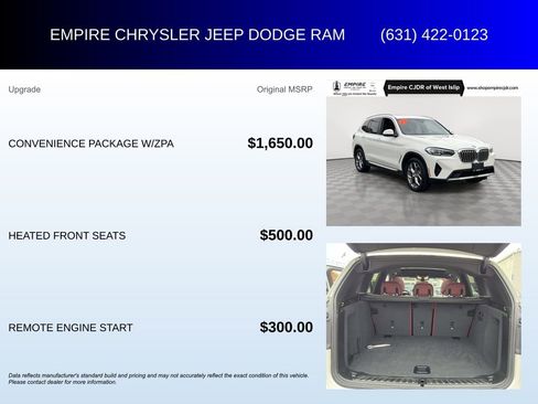 Used 2023 BMW X3 xDrive30i w/ Convenience Package w/ZPA image 6