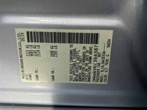 Used 2020 Nissan Maxima 3.5 SV w/ Floor Mat Group FWD image 21