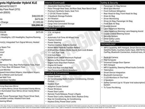 Used 2026 Toyota Highlander XLE AWD/4WD image 4