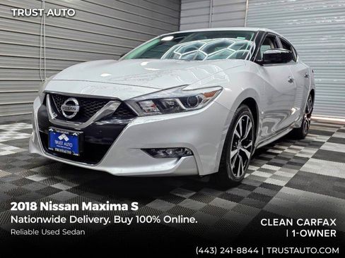 Used 2018 Nissan Maxima 3.5 S FWD image 1