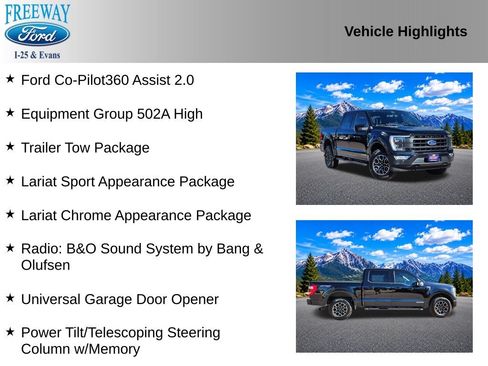 Used 2021 Ford F150 Lariat w/ Equipment Group 502A High AWD/4WD image 4