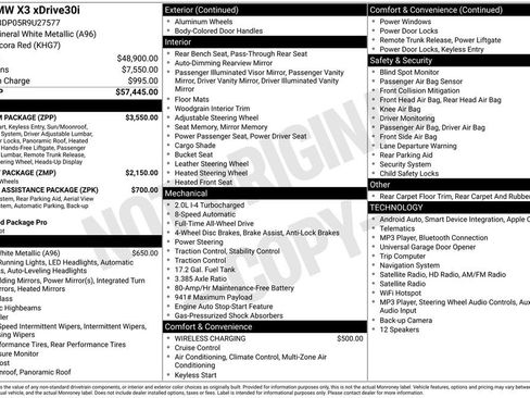 Used 2024 BMW X3 xDrive30i w/ Premium Package AWD/4WD image 2
