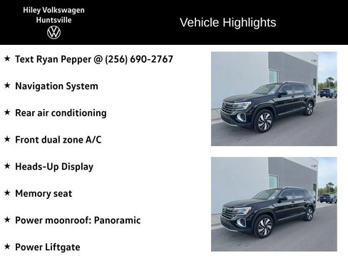 Used 2025 Volkswagen Atlas SEL AWD/4WD image 6