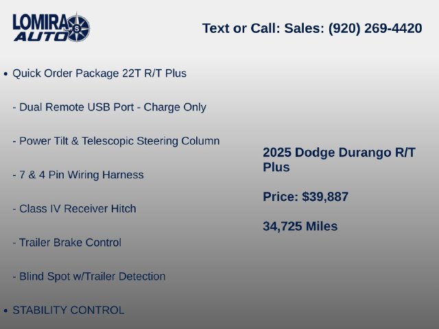 Used 2025 Dodge Durango R/T AWD/4WD image 9