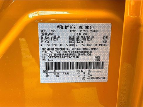 New 2026 Ford Maverick Lariat w/ Black Appearance Package image 8