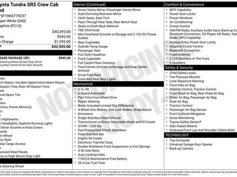 Used 2019 Toyota Tundra SR5 w/ SR5 Upgrade Package image 33