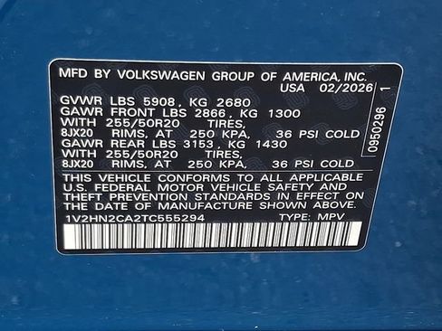 New 2026 Volkswagen Atlas SE image 10