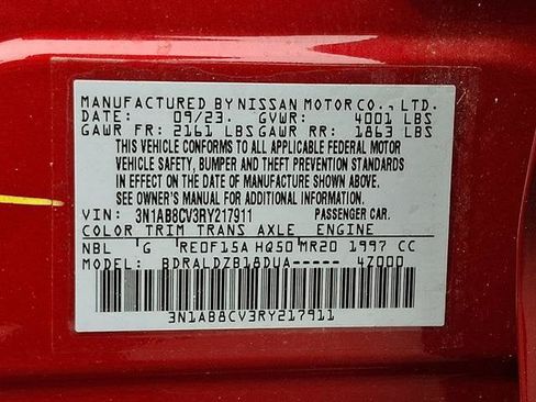 Certified 2024 Nissan Sentra SV FWD image 26