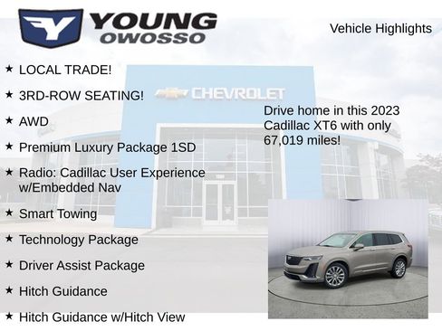 Used 2023 Cadillac XT6 Premium Luxury w/ Technology Package image 8