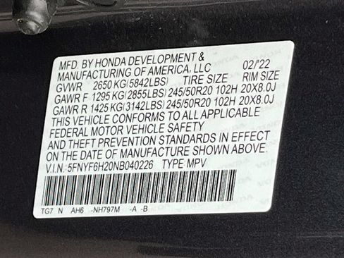 Used 2022 Honda Pilot Special Edition image 33