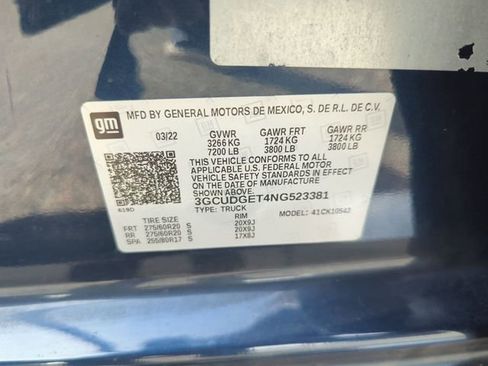 Certified 2022 Chevrolet Silverado 1500 LTZ w/ LTZ Premium Package image 34