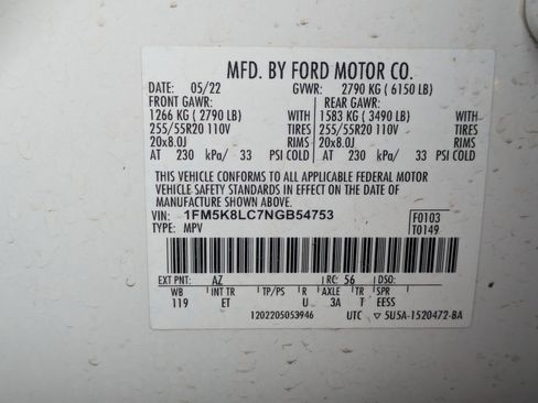 Used 2022 Ford Explorer King Ranch w/ Premium Technology Package image 34