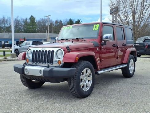 Used 2013 Jeep Wrangler Unlimited Sahara w/ Mopar Chrome Edition Group AWD/4WD image 2