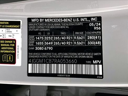 Certified 2024 Mercedes-Benz EQE 350+ 4MATIC SUV image 33