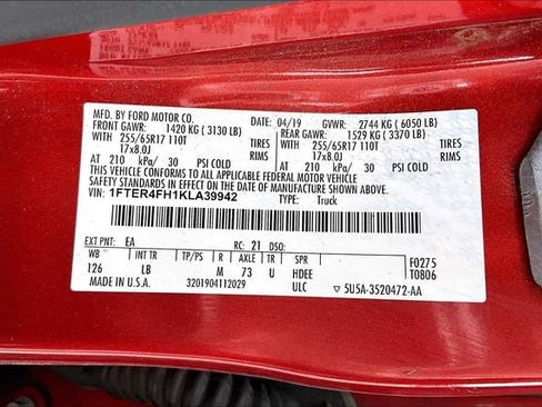 Used 2019 Ford Ranger XLT w/ Equipment Group 301A Mid AWD/4WD image 16