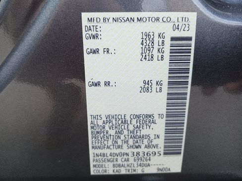 Used 2023 Nissan Altima 2.5 SV FWD image 24