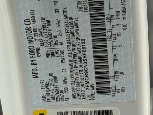 New 2025 Ford Bronco Sport Outer Banks image 18