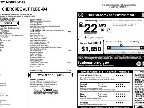 Used 2020 Jeep Cherokee Latitude Plus image 4