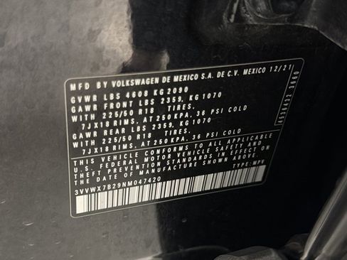 Used 2022 Volkswagen Taos SE AWD/4WD image 11