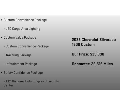 Used 2022 Chevrolet Silverado 1500 Custom w/ Rally Edition AWD/4WD image 24