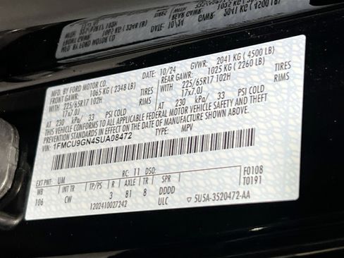 Used 2025 Ford Escape Active w/ Cold Weather Package AWD/4WD image 30