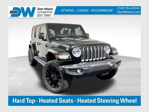 Used 2021 Jeep Wrangler Unlimited Sahara w/ Cold Weather Group AWD/4WD image 1