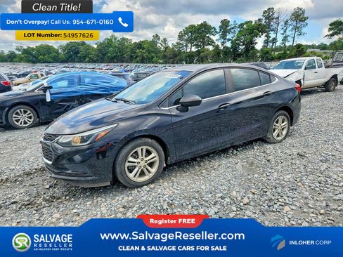 Used 2017 Chevrolet Cruze LT w/ Leather Package FWD image 1