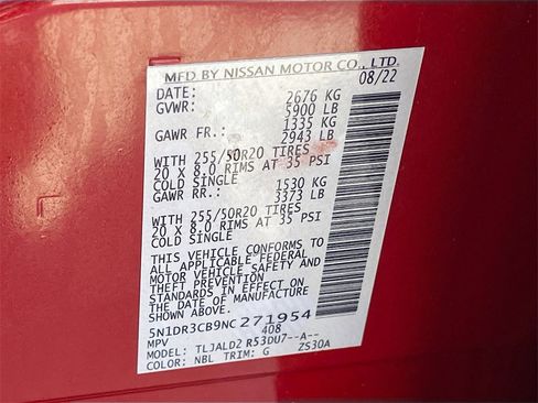 Used 2022 Nissan Pathfinder SL w/ SL Premium Package image 33